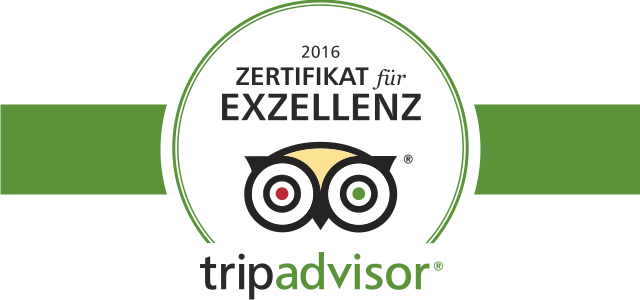 TripAdvisor zertifikat für exzellenz 2016